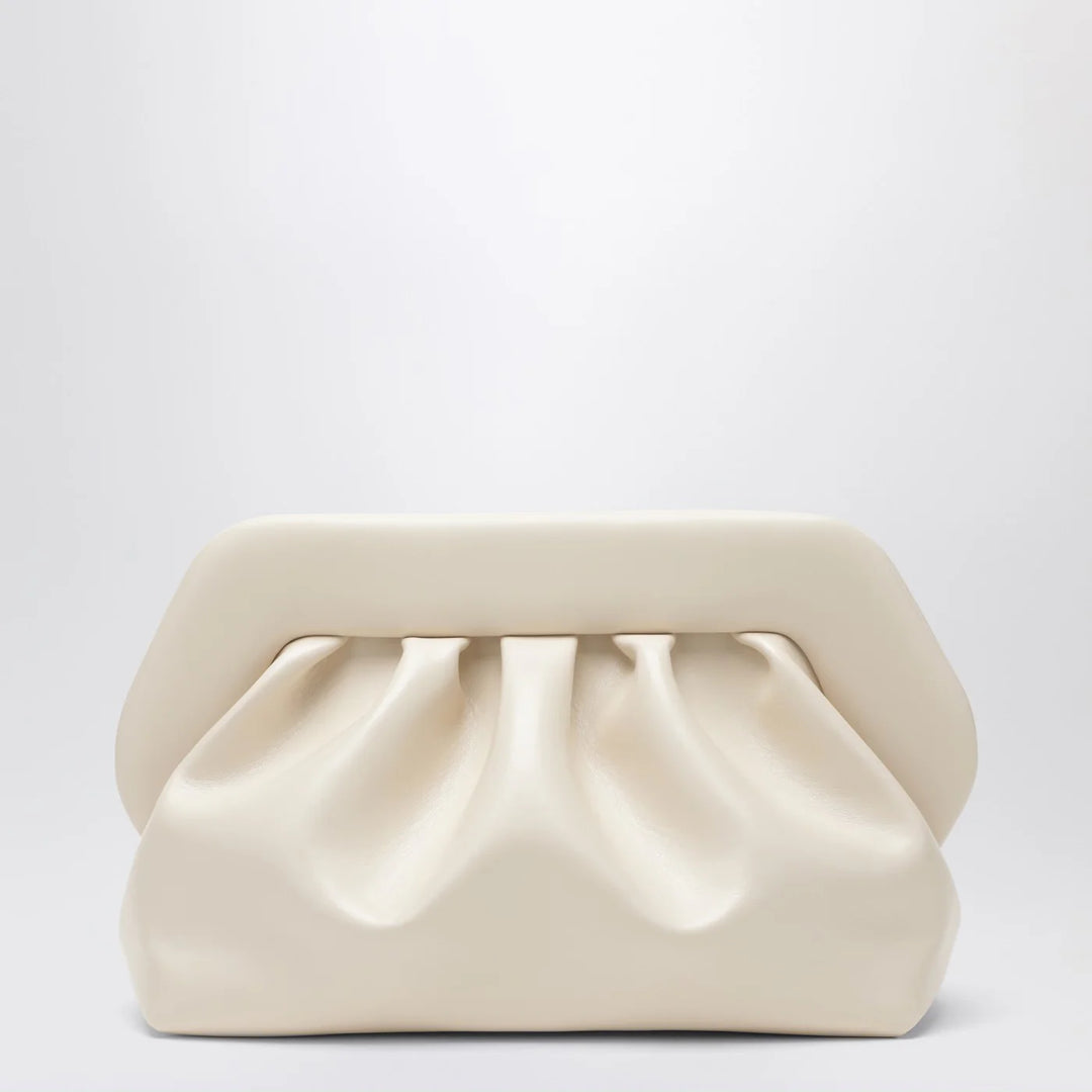THEMOIRè - Large Tia clutch in butter color