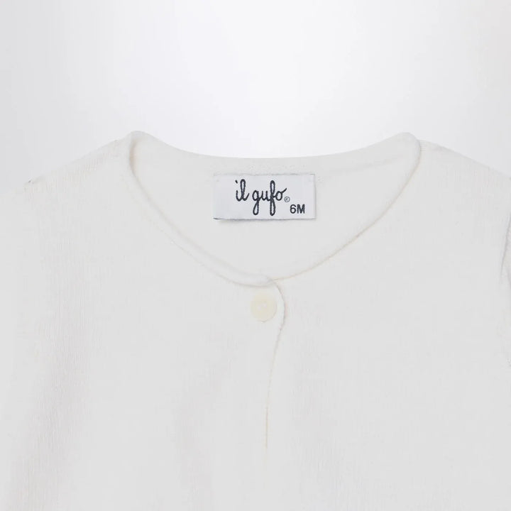 Il Gufo - Short wrap cardigan white milk Brand Shirts &amp; Tops 8