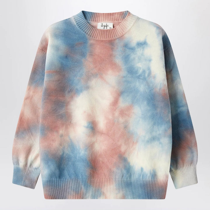 Il Gufo - Sweater with airbrush-effect tie-dye print
