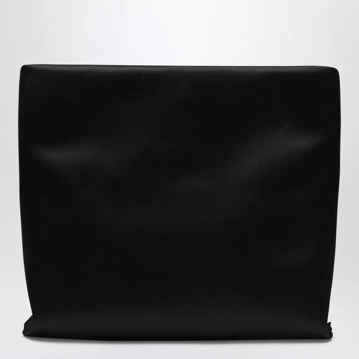 ROGER VIVIER - Trompette Clutch in black satin