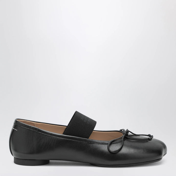 MM6 Maison Margiela - Anatomic Numeric black ballet flats