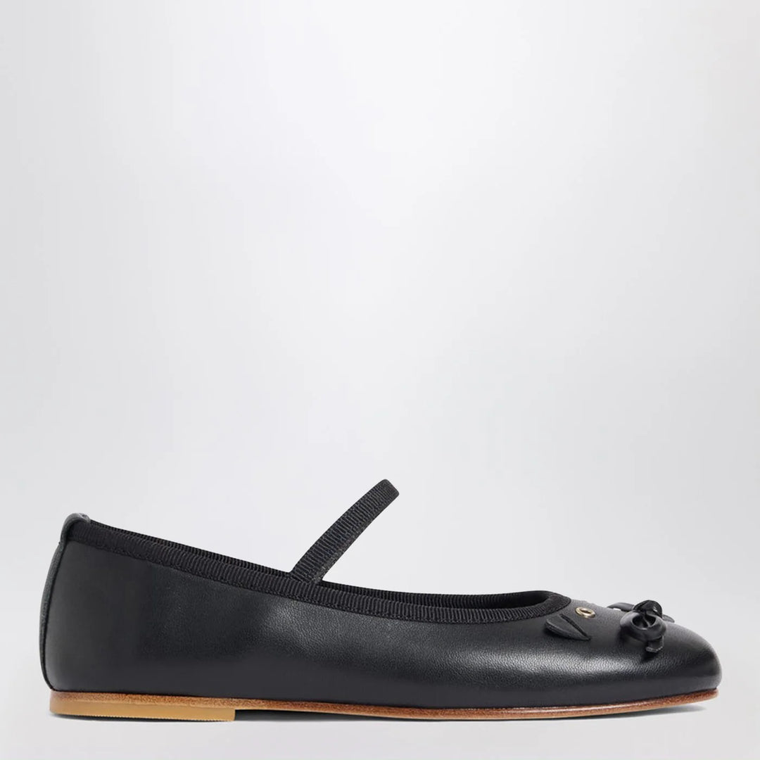 Bonpoint - Joie black leather ballet flats