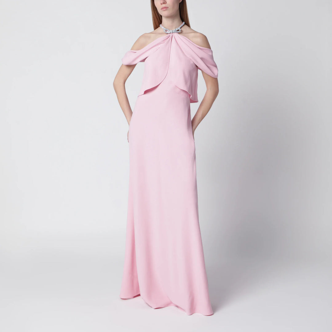 Alberta Ferretti - Long pink off-shoulder dress Brand Apparel &amp; Accessories 40  IT