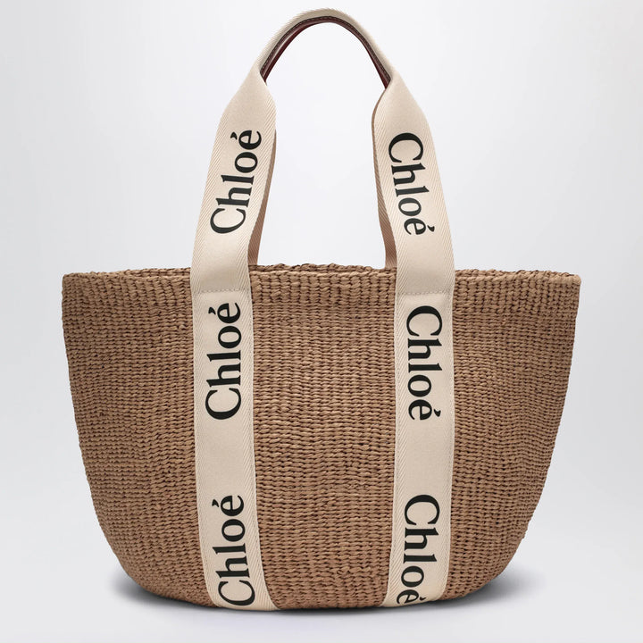 Chloé - Woody large basket bag with white ribbon Brand Apparel &amp; Accessories