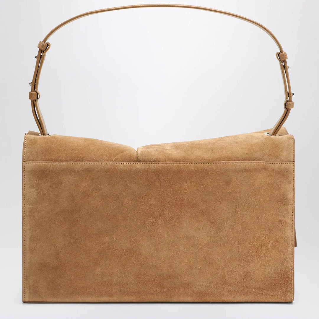 Christian Louboutin - Baggy small beige shoulder bag in suede Brand Apparel &amp; Accessories TU