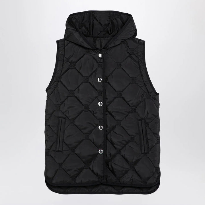 Givenchy - Black quilted parka with removable sleeves Brand Apparel &amp; Accessories > Clothing > Outerwear > Coats &amp; Jackets 10