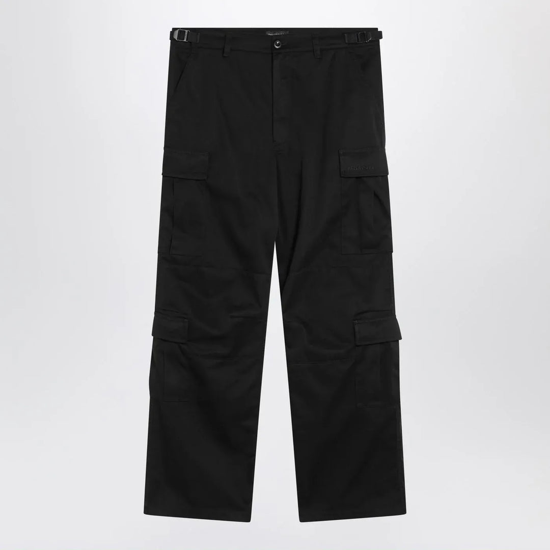 Balenciaga - Black cargo pants in cotton blend Brand Apparel & Accessories > Clothing > Pants M