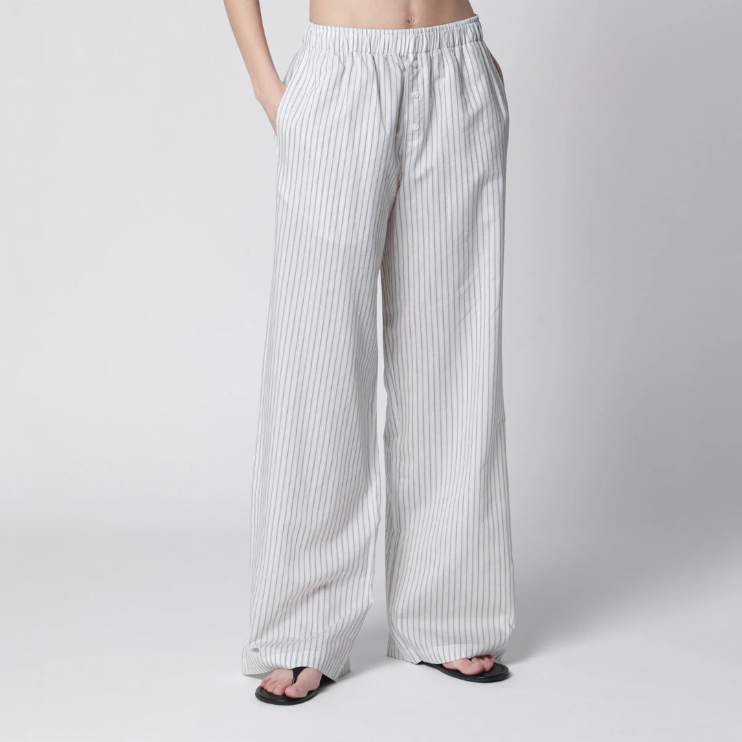 Róhe - Silk striped pajama trousers Brand Apparel &amp; Accessories > Clothing > Pants