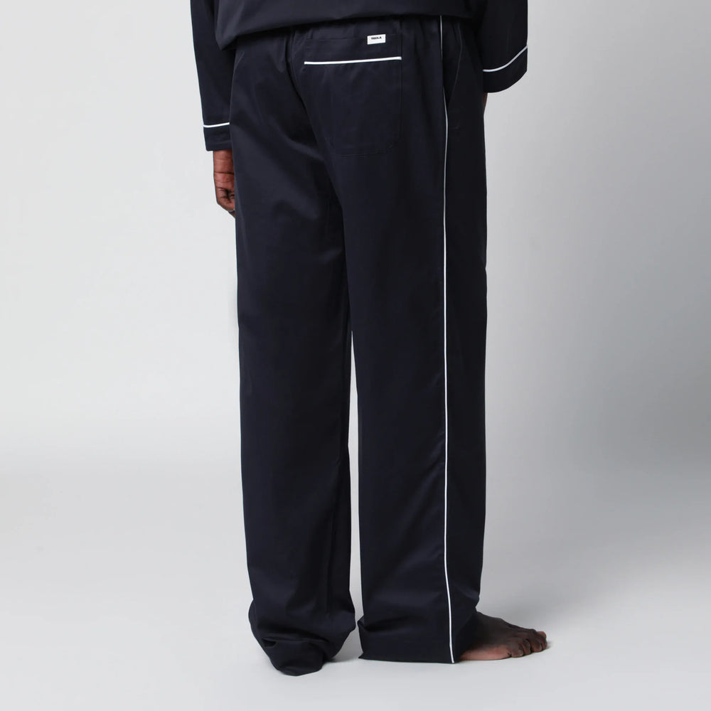 Tekla - Blue pajama trousers Brand Apparel & Accessories > Clothing > Pants