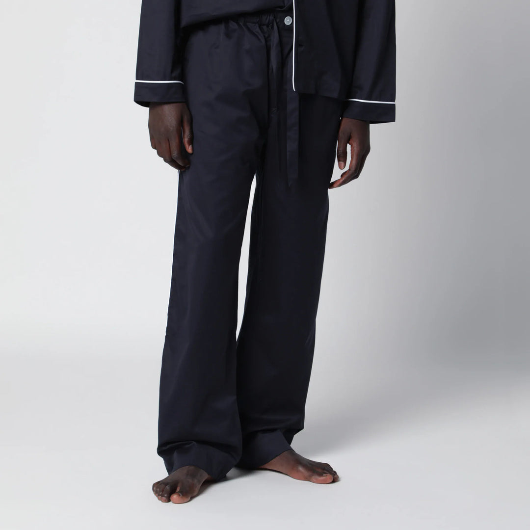 Tekla - Blue pajama trousers Brand Apparel & Accessories > Clothing > Pants S