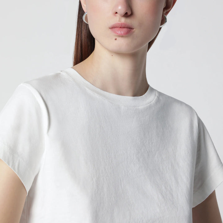AGOLDE - White cotton crew-neck T-shirt Brand Apparel &amp; Accessories > Clothing > Shirts &amp; Tops
