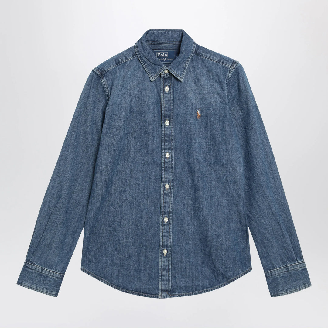 Polo Ralph Lauren - Blue denim shirt Brand Apparel &amp; Accessories > Clothing > Shirts &amp; Tops 4 US