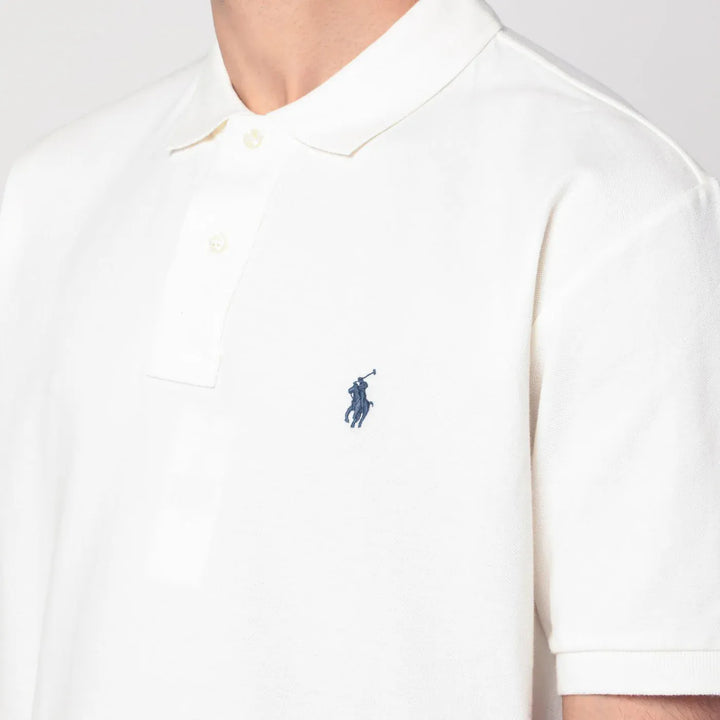 Polo Ralph Lauren - White cotton polo shirt Original-Fit Brand Apparel &amp; Accessories > Clothing > Shirts &amp; Tops S