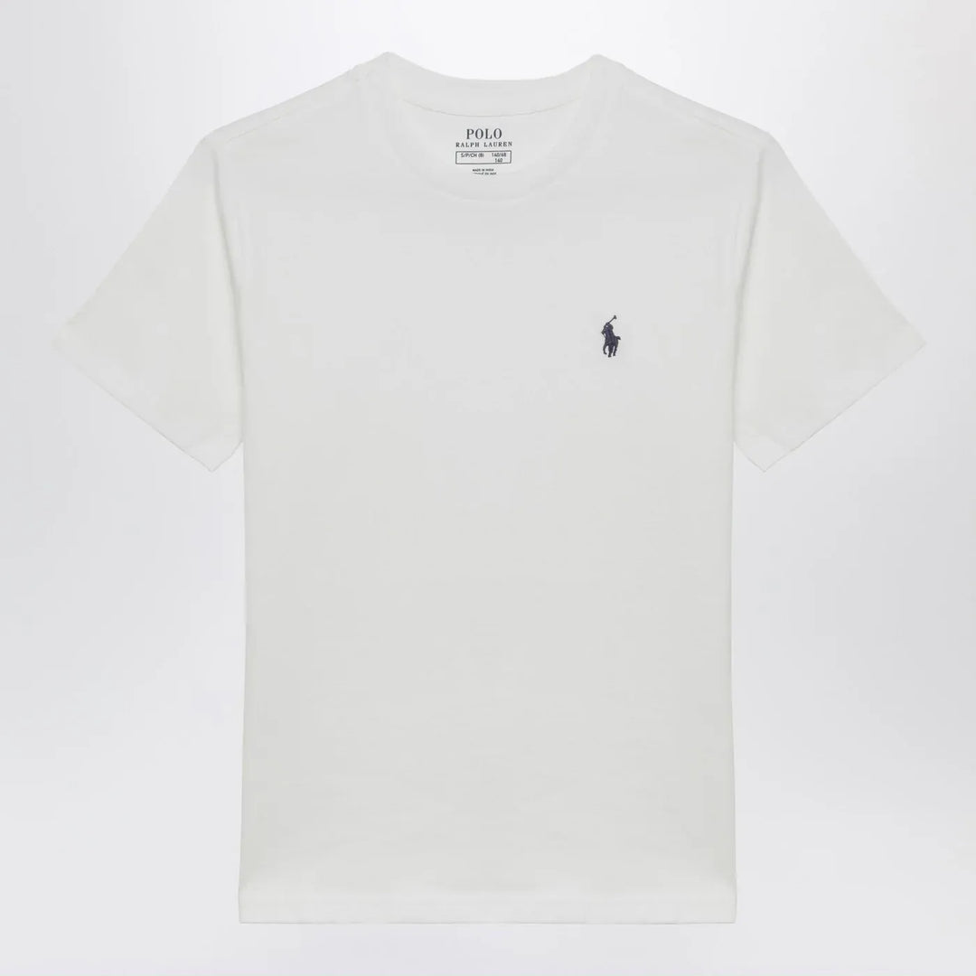 Polo Ralph Lauren - White cotton T-shirt Brand Apparel & Accessories > Clothing > Shirts & Tops S