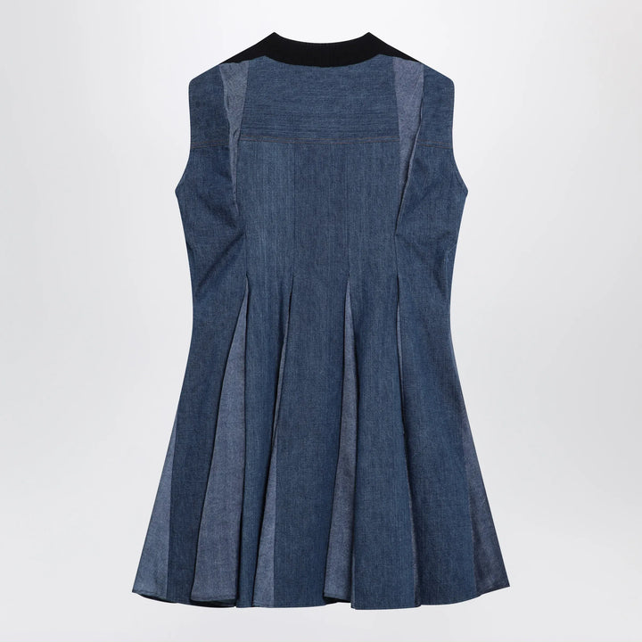 Sacai - Denim dress and knit top Brand Apparel &amp; Accessories > Clothing > Shirts &amp; Tops 3