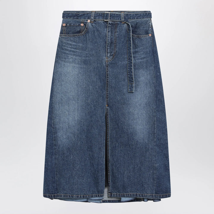 Sacai - Denim skirt in blue cotton Brand Apparel &amp; Accessories > Clothing > Skirts