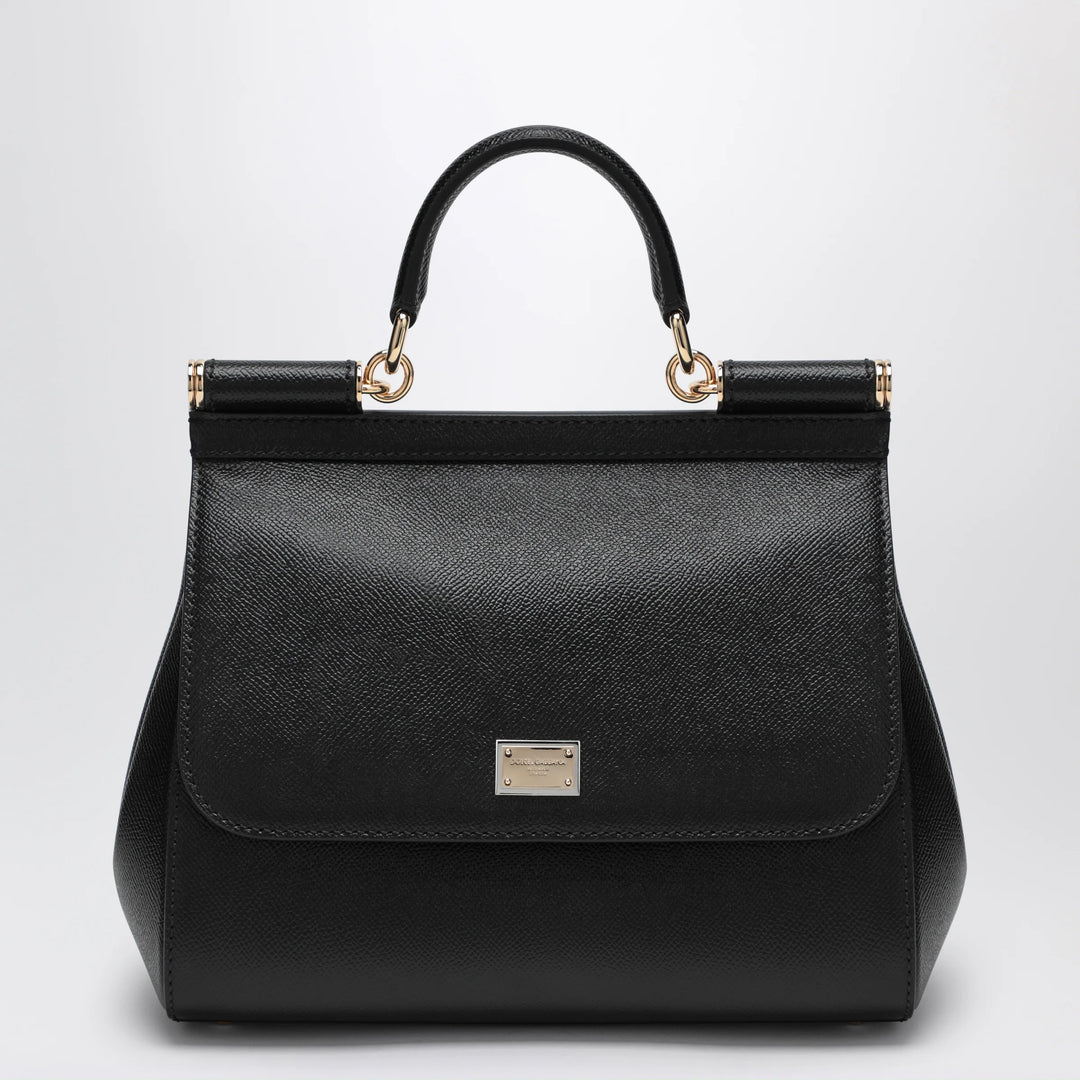 Dolce&Gabbana - Large black Sicily handbag Brand Apparel & Accessories