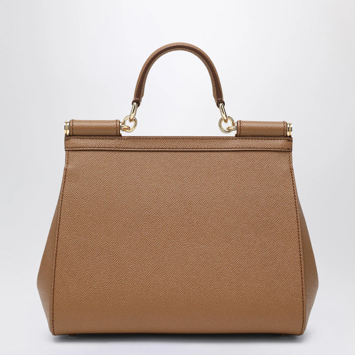 Dolce&amp;Gabbana - Large caramel Sicily Hand Bag Brand Apparel &amp; Accessories