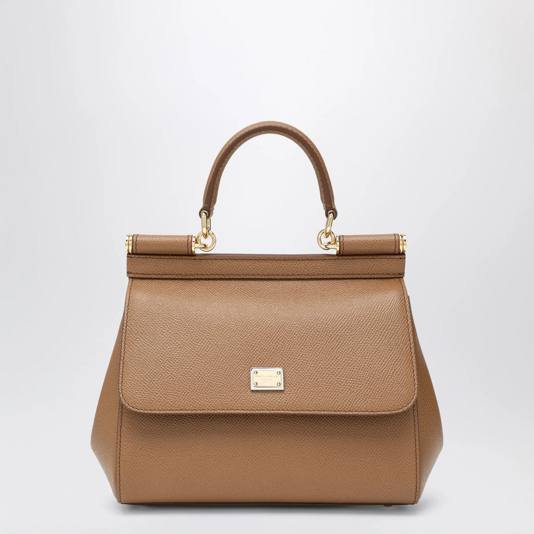 Dolce&Gabbana - Medium caramel Sicily Hand Bag Brand Apparel & Accessories