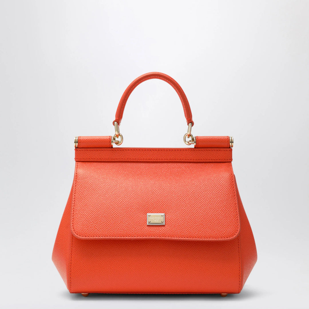 Dolce&Gabbana - Medium orange Sicily handbag Brand Apparel & Accessories TU