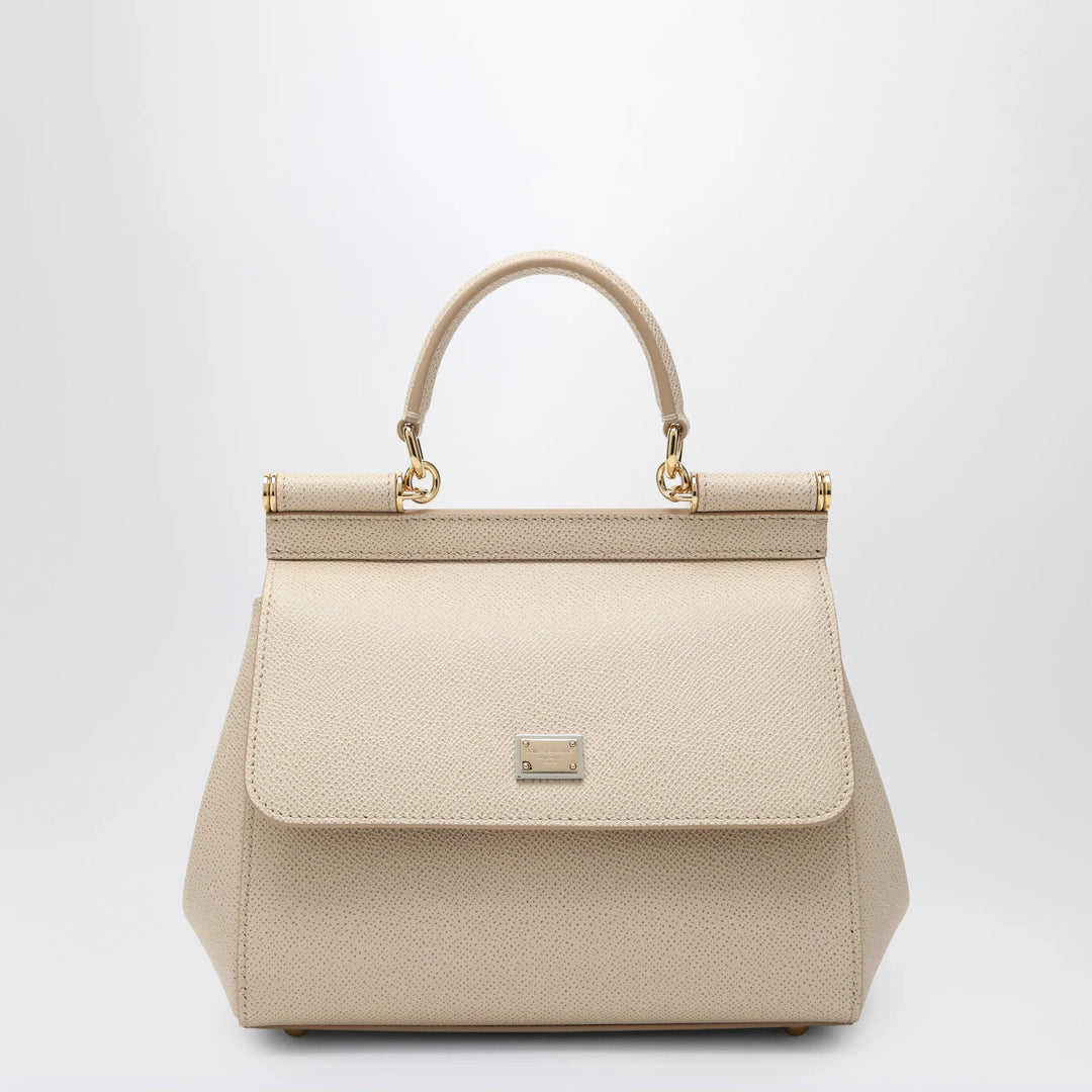 Dolce&Gabbana - Medium Sicily handbag in nude pink Brand Apparel & Accessories
