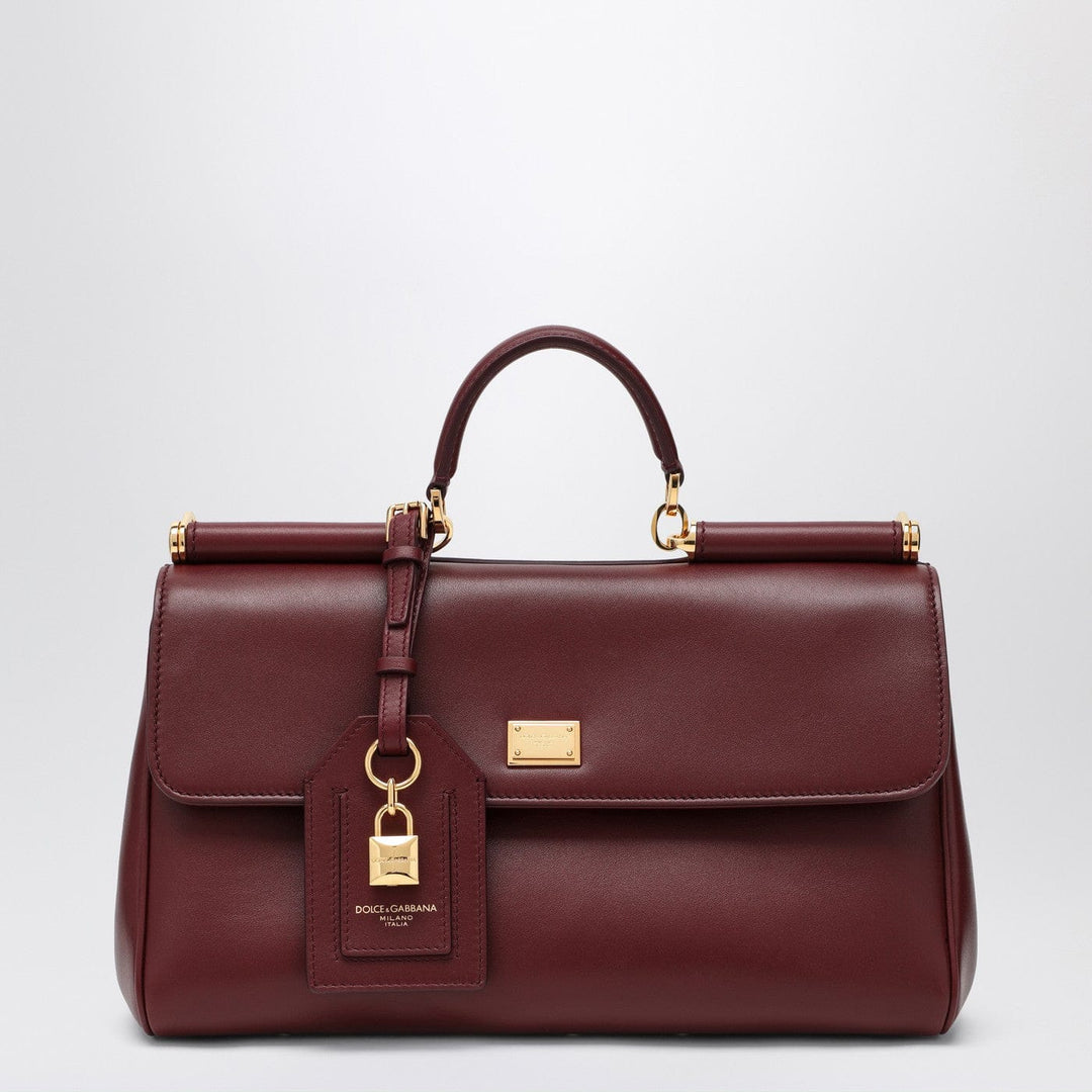 Apparel & Accessories TU Dolce&Gabbana - My Sicily handbag in burgundy leather Brand