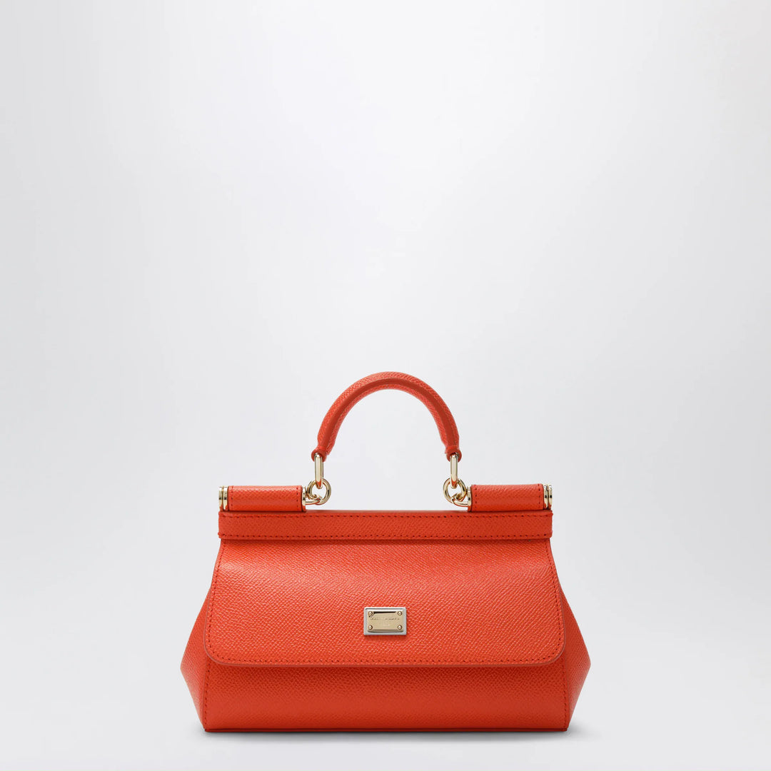 Dolce&Gabbana - Small orange Sicily handbag Brand Apparel & Accessories TU