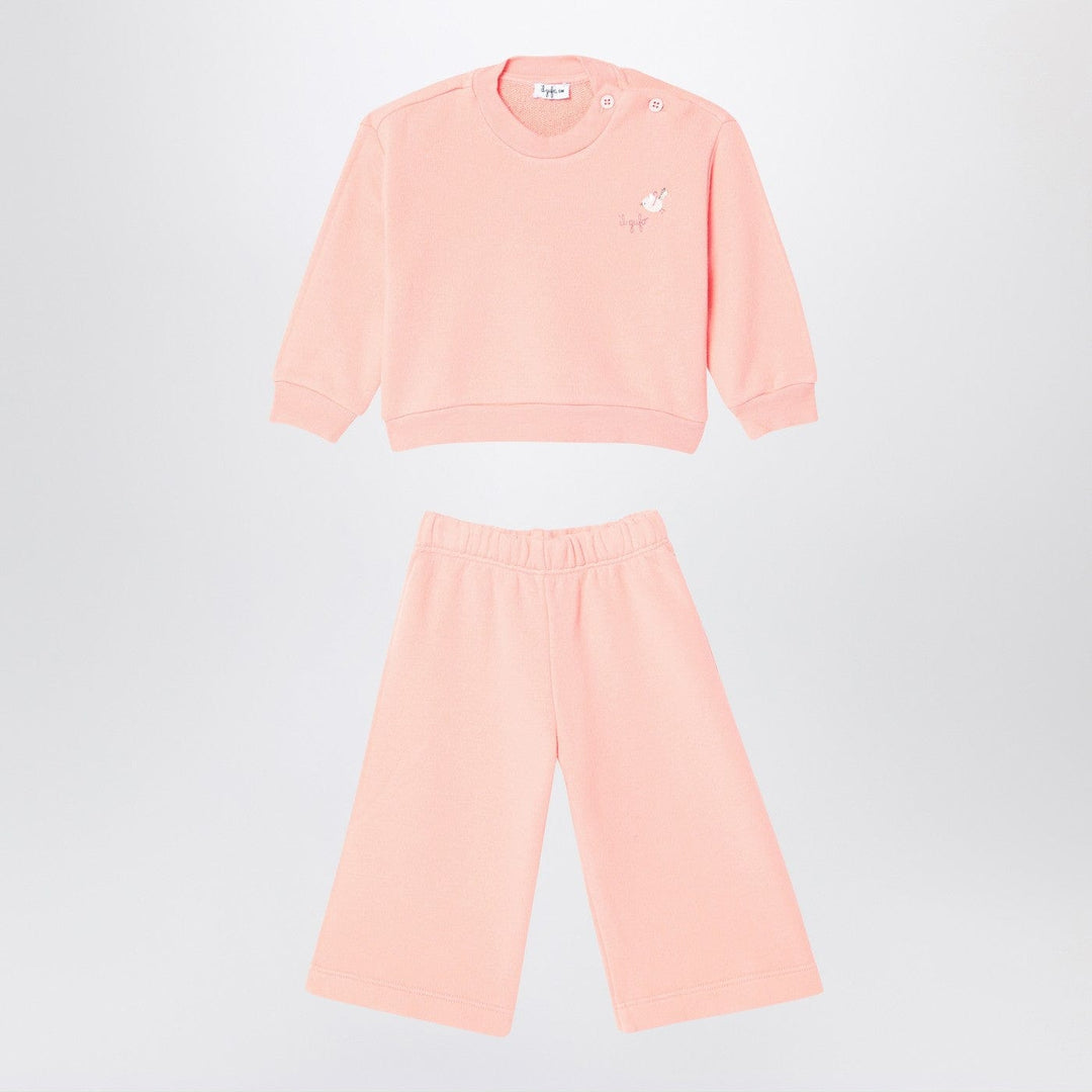 Apparel & Accessories 9 Il Gufo - Apricot-coloured set in cotton fleece Brand