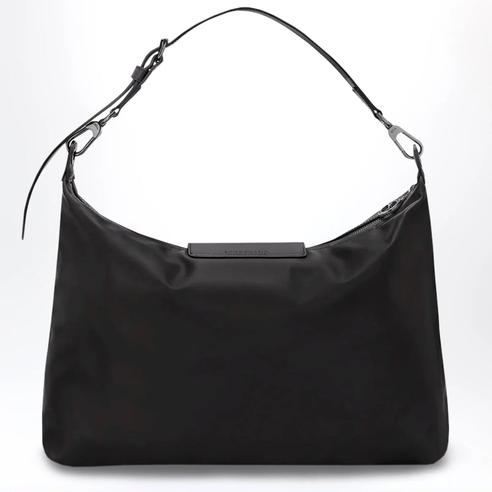Longchamp - Black XL Le Pliage Xtra leather hobo bag Brand Apparel & Accessories TU