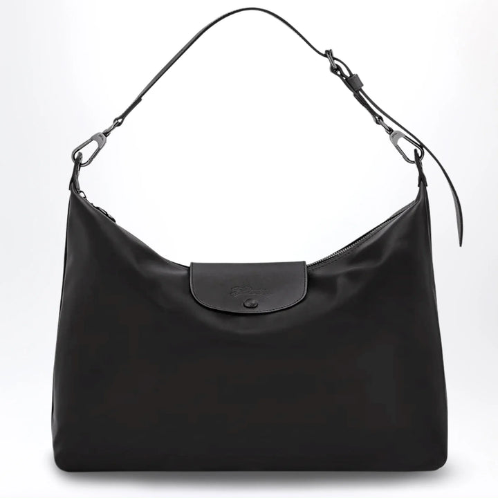 Longchamp - Black XL Le Pliage Xtra leather hobo bag Brand Apparel &amp; Accessories TU