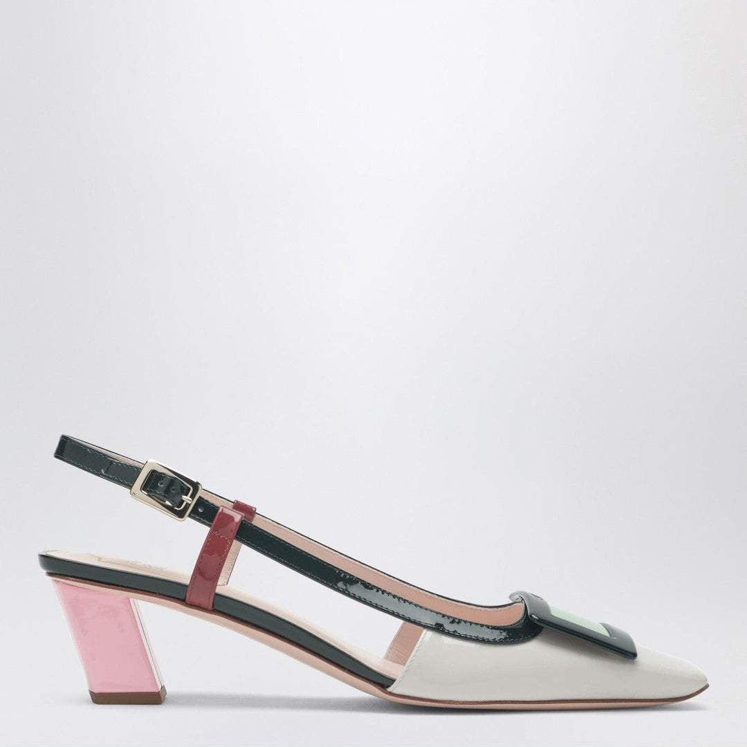 Apparel & Accessories ROGER VIVIER - Belle Vivier multicolour patent leather slingback Brand