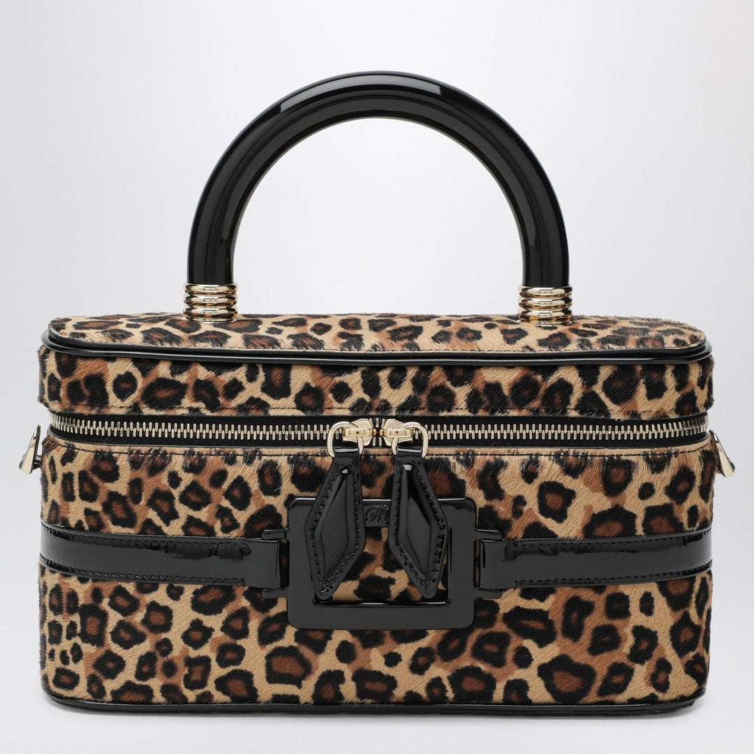 Apparel & Accessories TU ROGER VIVIER - Belle Vivier Vanity bag leopard print pony skin Brand