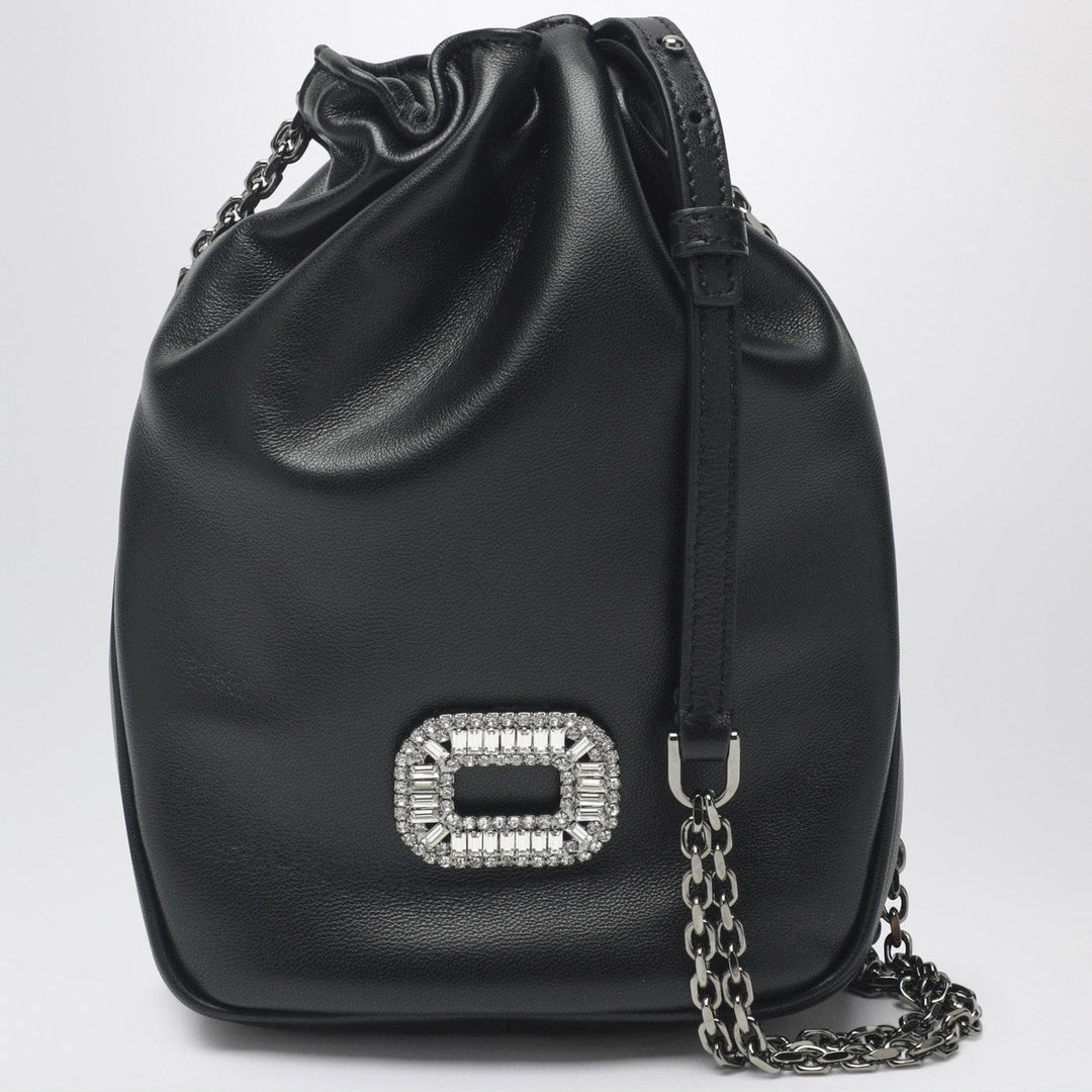 Apparel & Accessories TU ROGER VIVIER - Nano Pilgrim bag in black leather Brand