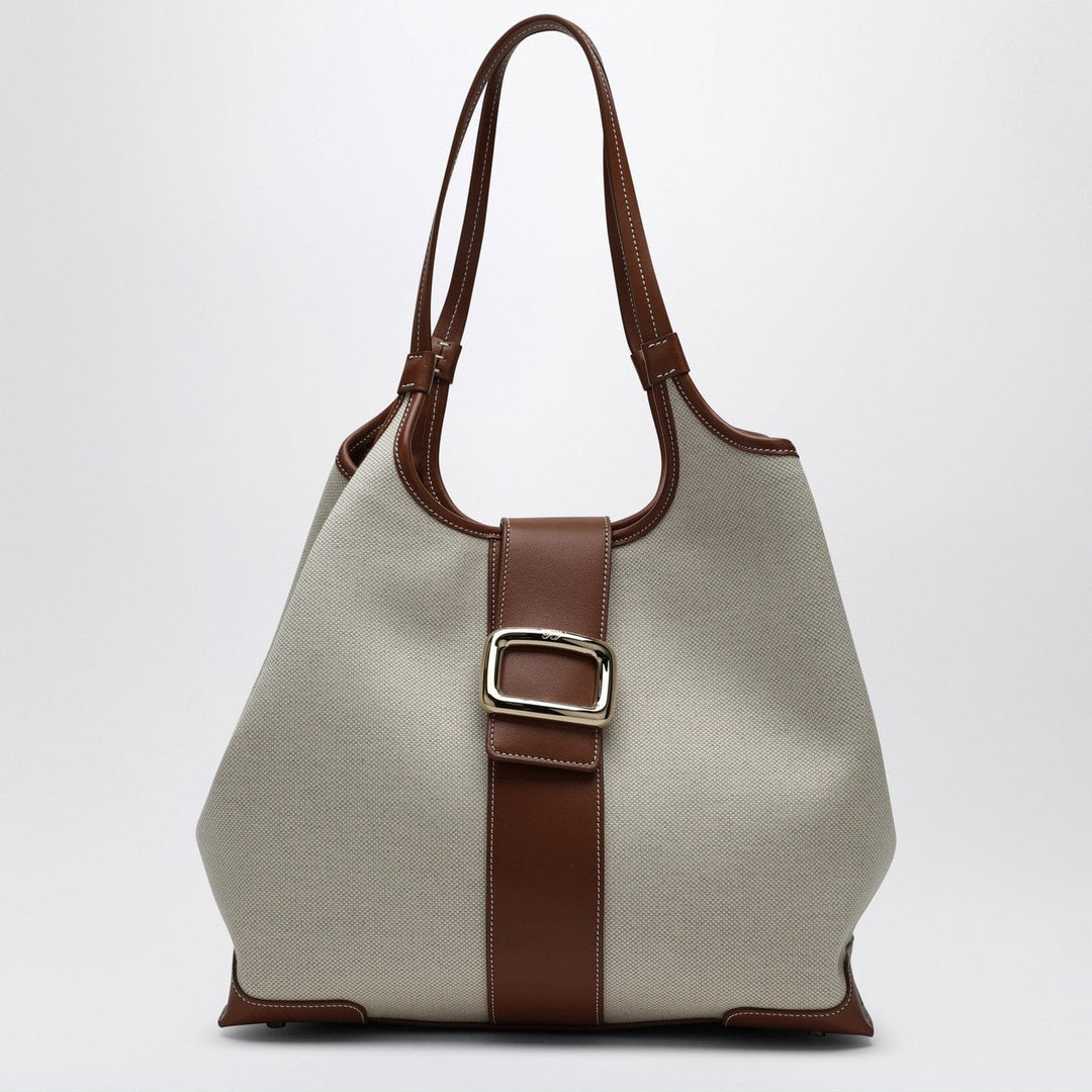 Apparel & Accessories TU ROGER VIVIER - Viv' Choc Medium Shopping Bag natural coloured Brand
