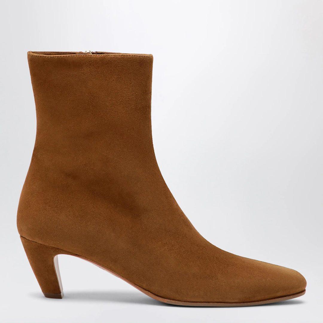 Aquazzura - Chestnut Sloan suede ankle boots Brand Apparel & Accessories > Shoes