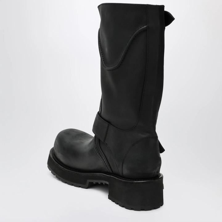 Balenciaga - Venom black calfskin boots Brand Apparel &amp; Accessories > Shoes 41 IT
