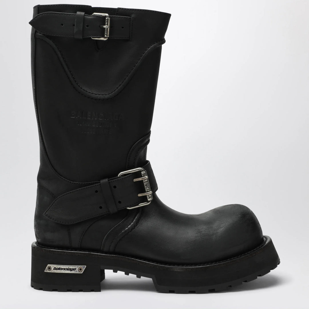 Balenciaga - Venom black calfskin boots Brand Apparel & Accessories > Shoes 41 IT