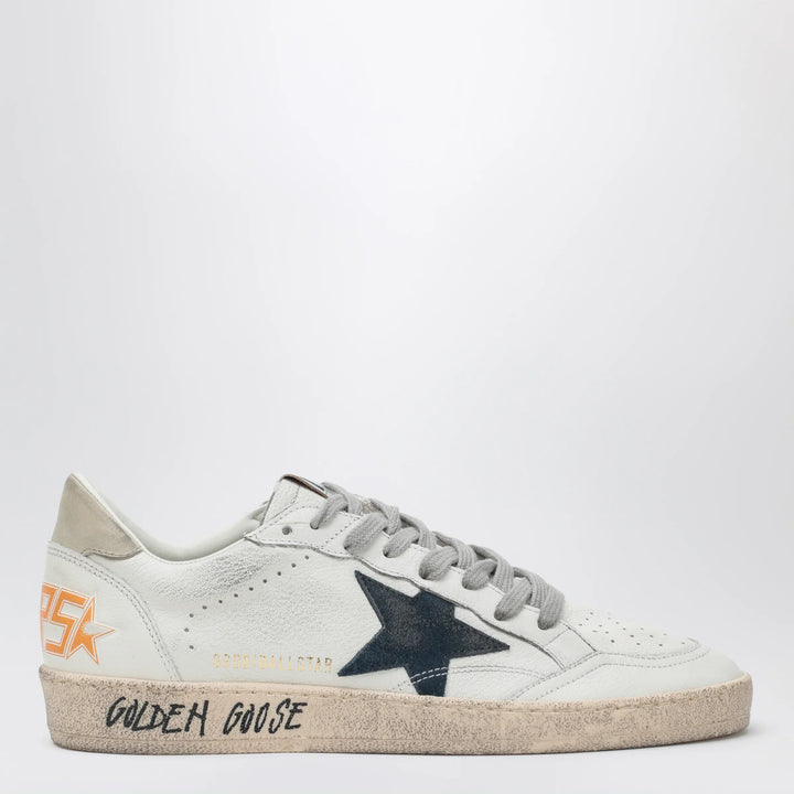 Golden Goose - Ball Star Sneakers in white/blue/ice Brand Apparel &amp; Accessories > Shoes