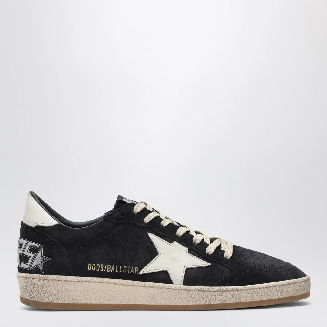 Golden Goose - Dark blue/white Ball Star sneakers in suede and leather Brand Apparel & Accessories > Shoes