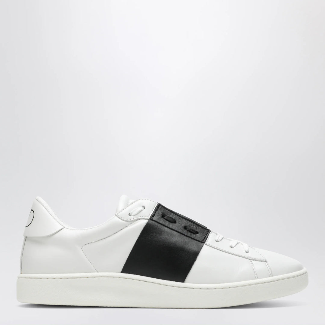 Valentino Garavani - Open Royco nappa calfskin sneakers in white/black Brand Apparel & Accessories > Shoes 39 IT