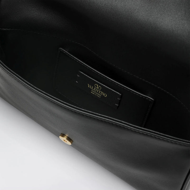 Valentino Garavani - Devain VLogo leather clutch shoulder bag in black Brand Apparel &amp; Accessories TU