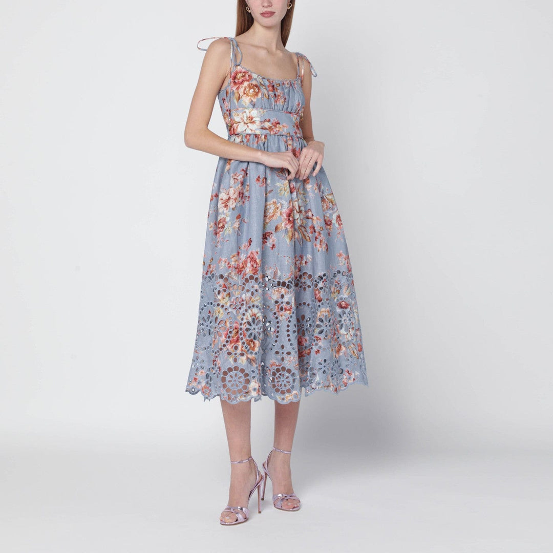 Apparel & Accessories 2 ZIMMERMANN - Floral-print linen midi dress Brand