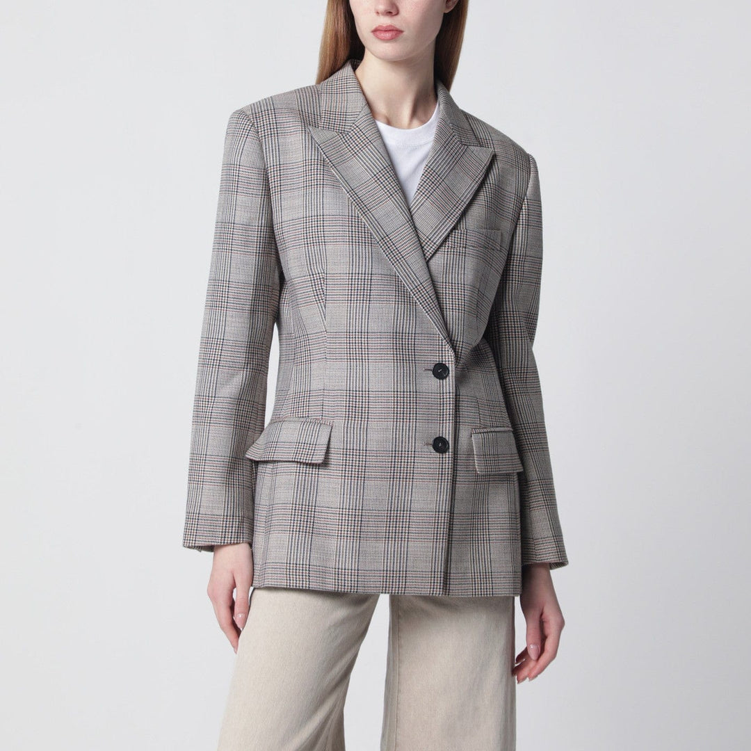 Coats & Jackets ANINE BING - Asymmetric Prince of Wales jacket Brand