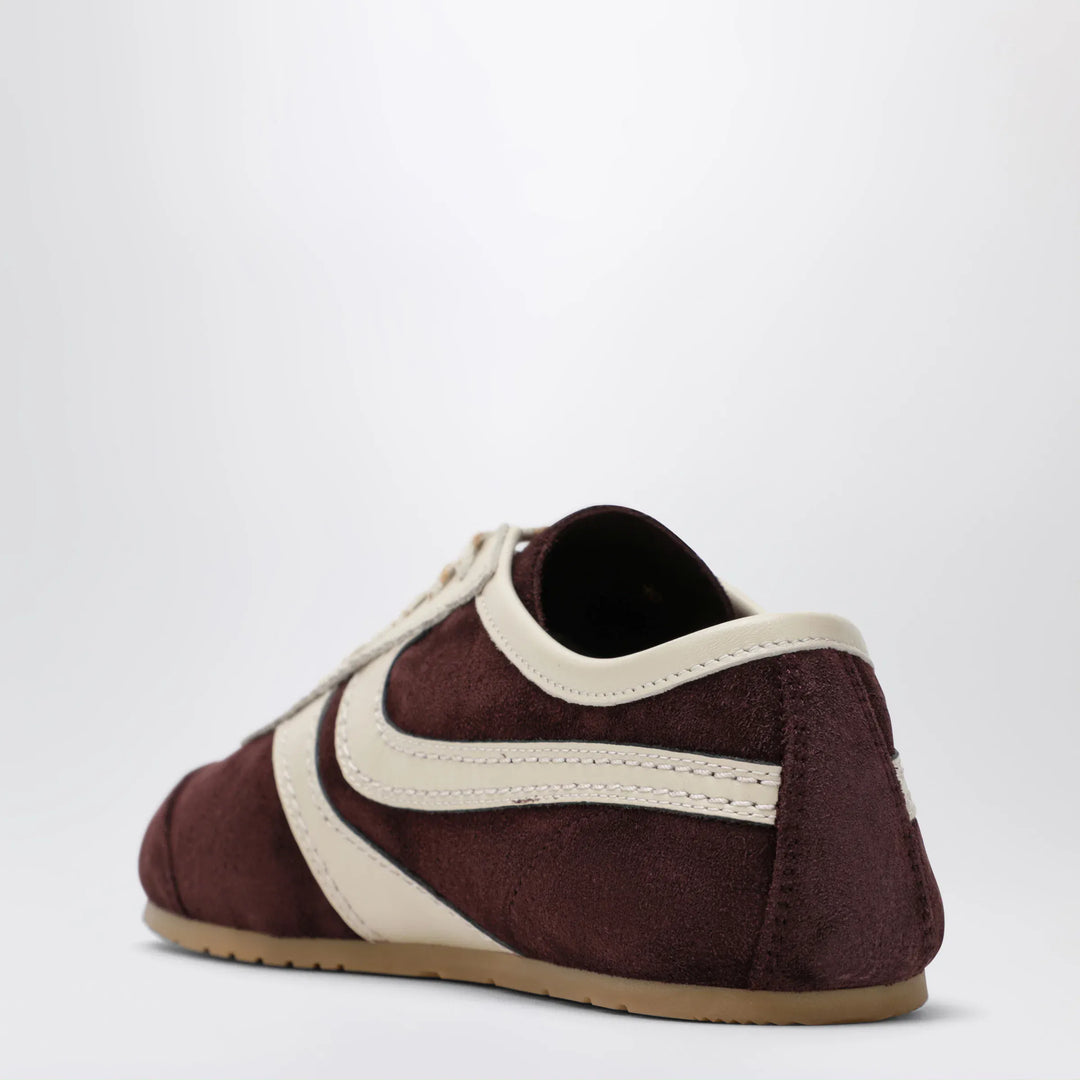 Dries Van Noten - Dark purple/beige suede sneakers Brand