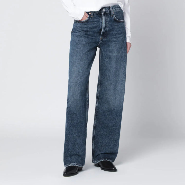 AGOLDE - Blue regenerated denim jeans Brand Jeans 28