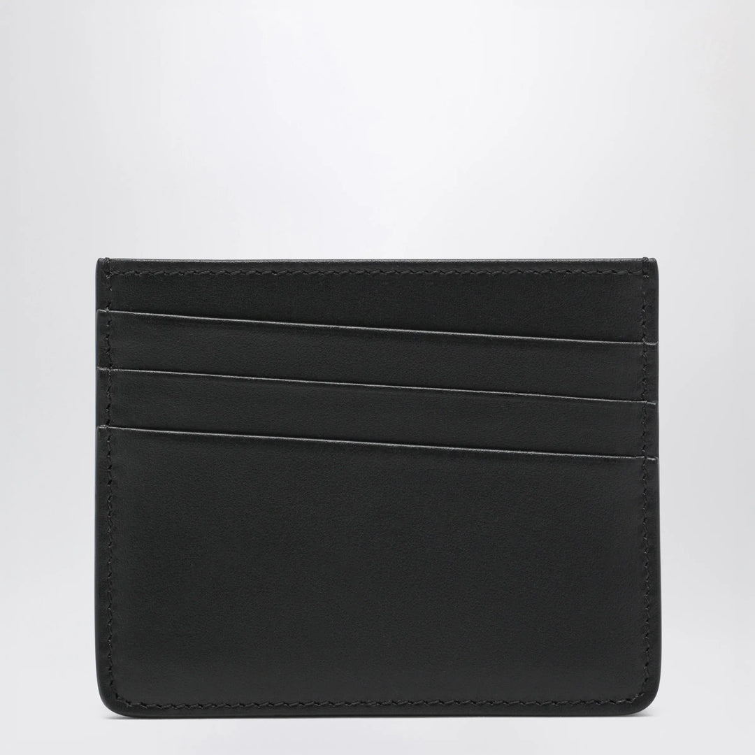 Maison Margiela - Four Stitches Card Holder in Black Calf Leather Brand U