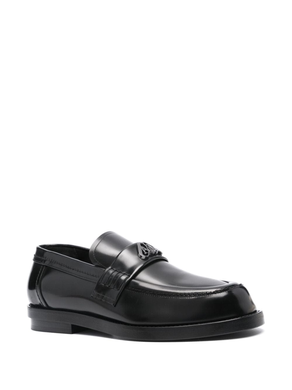 Alexander Mcqueen Moccasins Alexander McQueen logo-plaque Leather Loafers Alexander McQueen logo-plaque Leather Loafers Brand