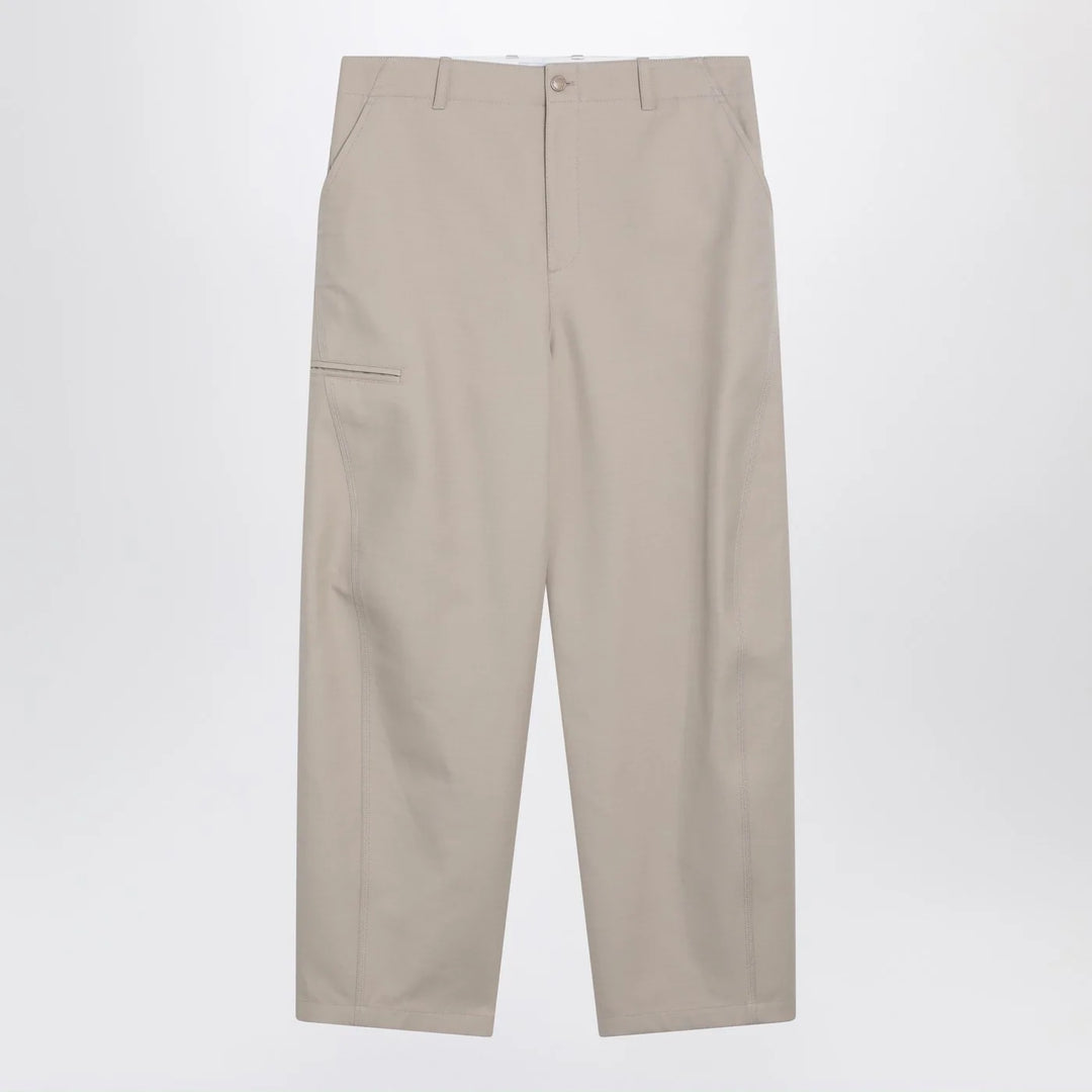 Givenchy - Beige cotton trousers Brand Pants 46 IT