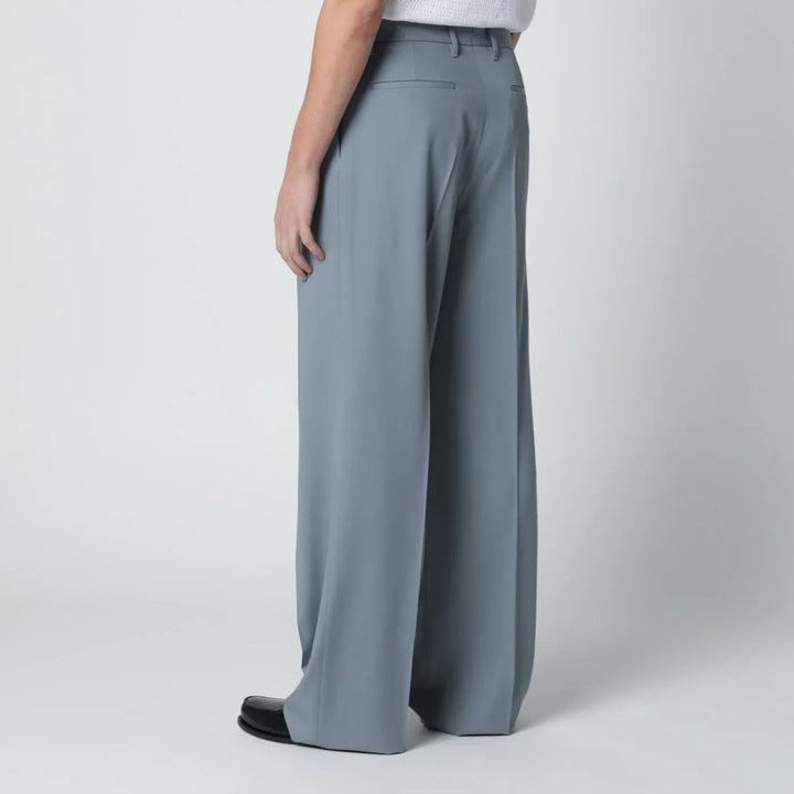 Lardini - Grey wool trousers Brand Pants