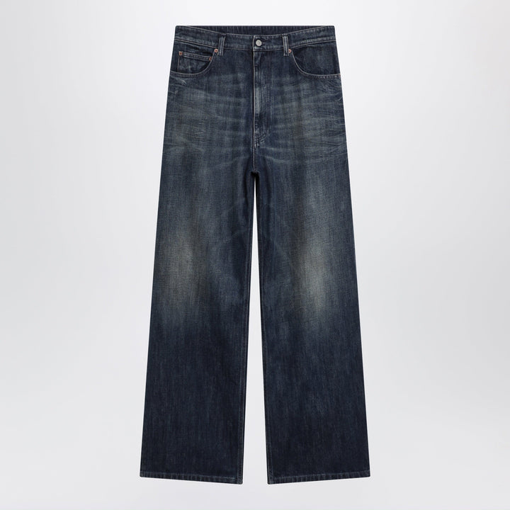 Pants MM6 Maison Margiela - Wide blue washed denim jeans Brand